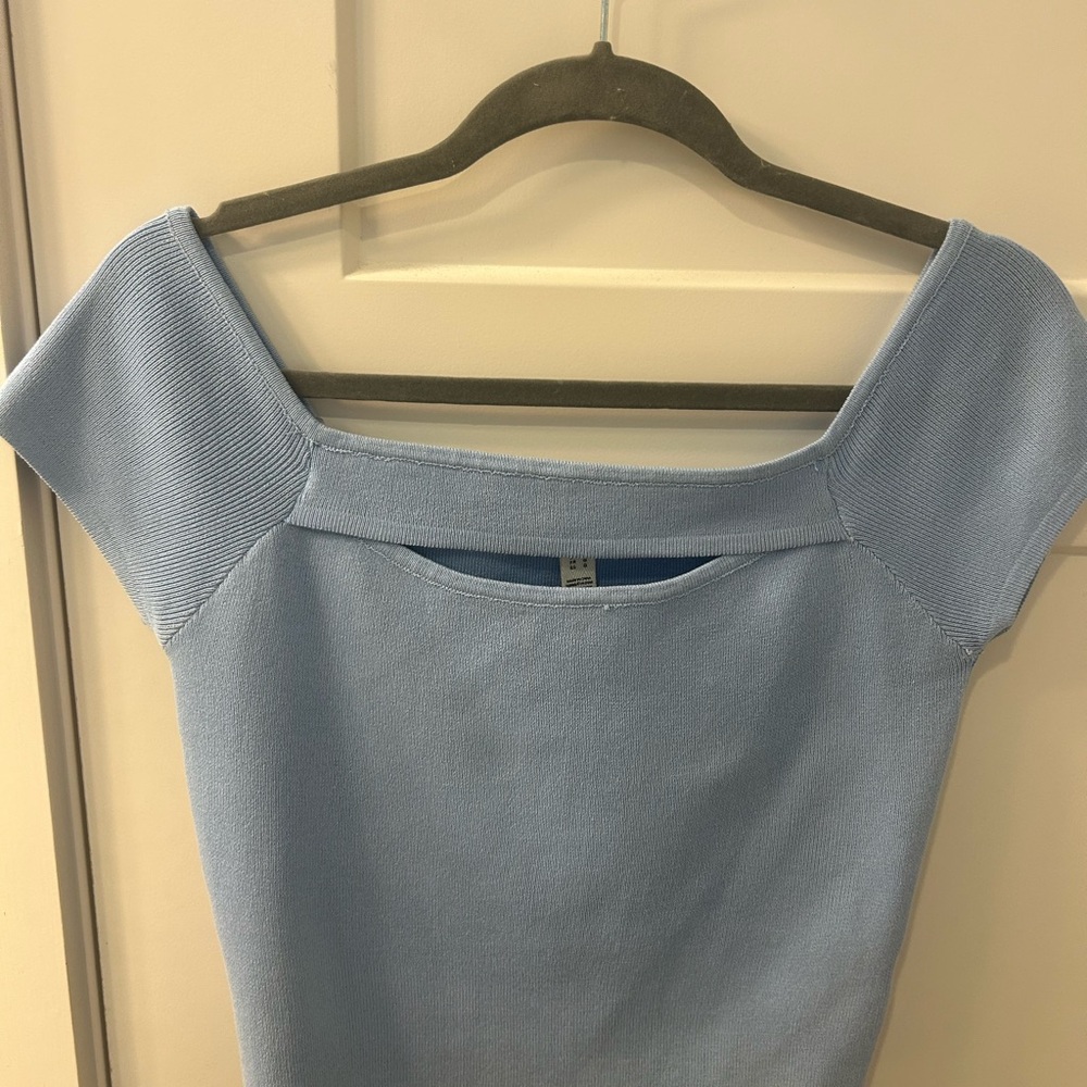 Privy Light Blue Women's Top